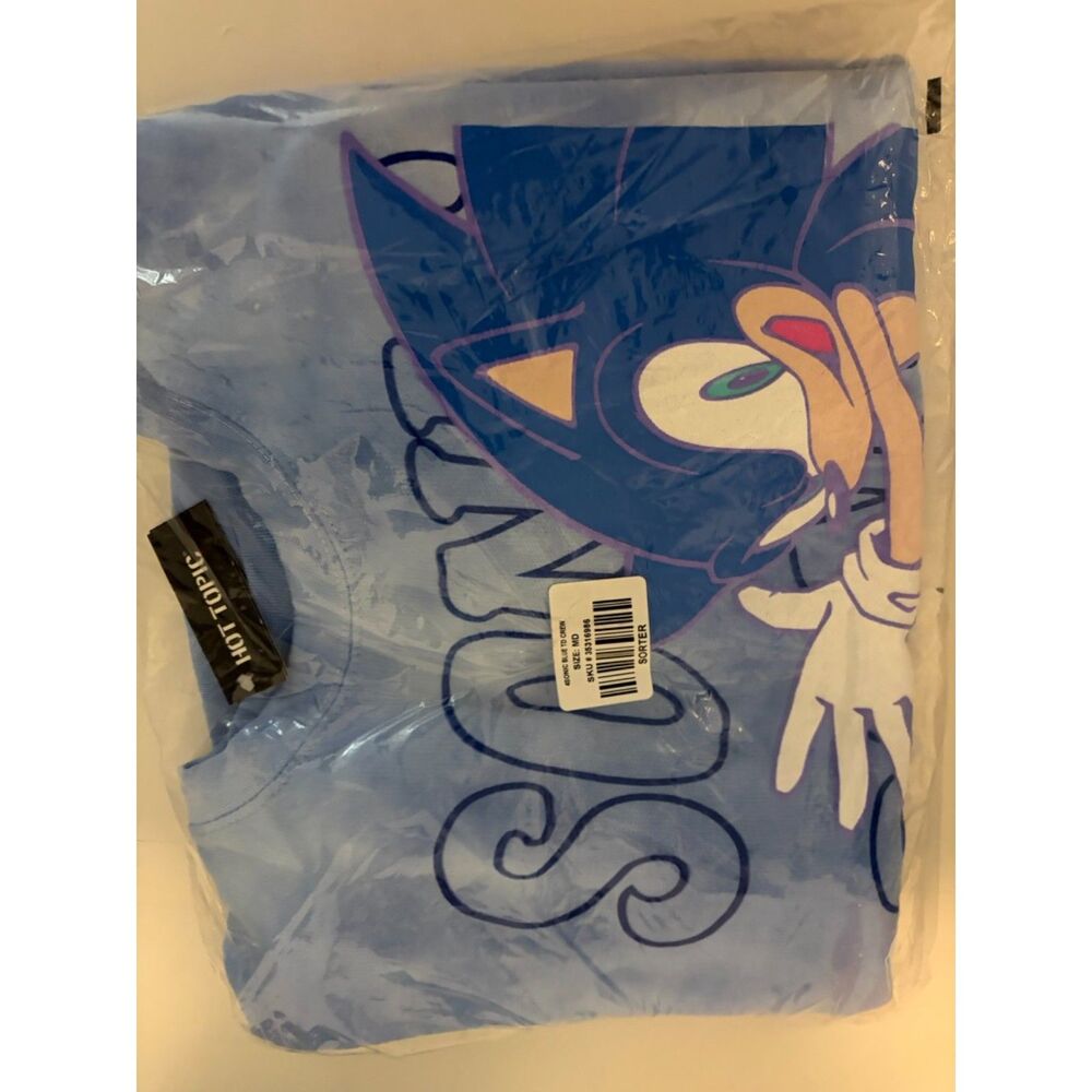 Sonic The Hedgehog Go Fast Tie-Dye Sweatshirt med